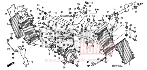 RADIATEUR XL1000V7 de 2007